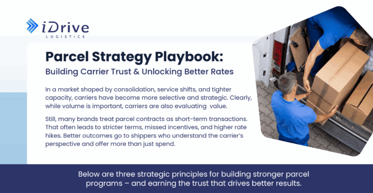 A teaser of iDrive's whitepaper on parcel strategy